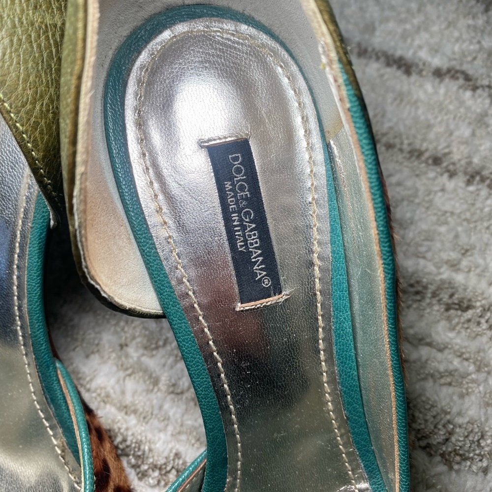 Dolce & Gabbana Multi-Color Heels Eu Size 39 - image 8